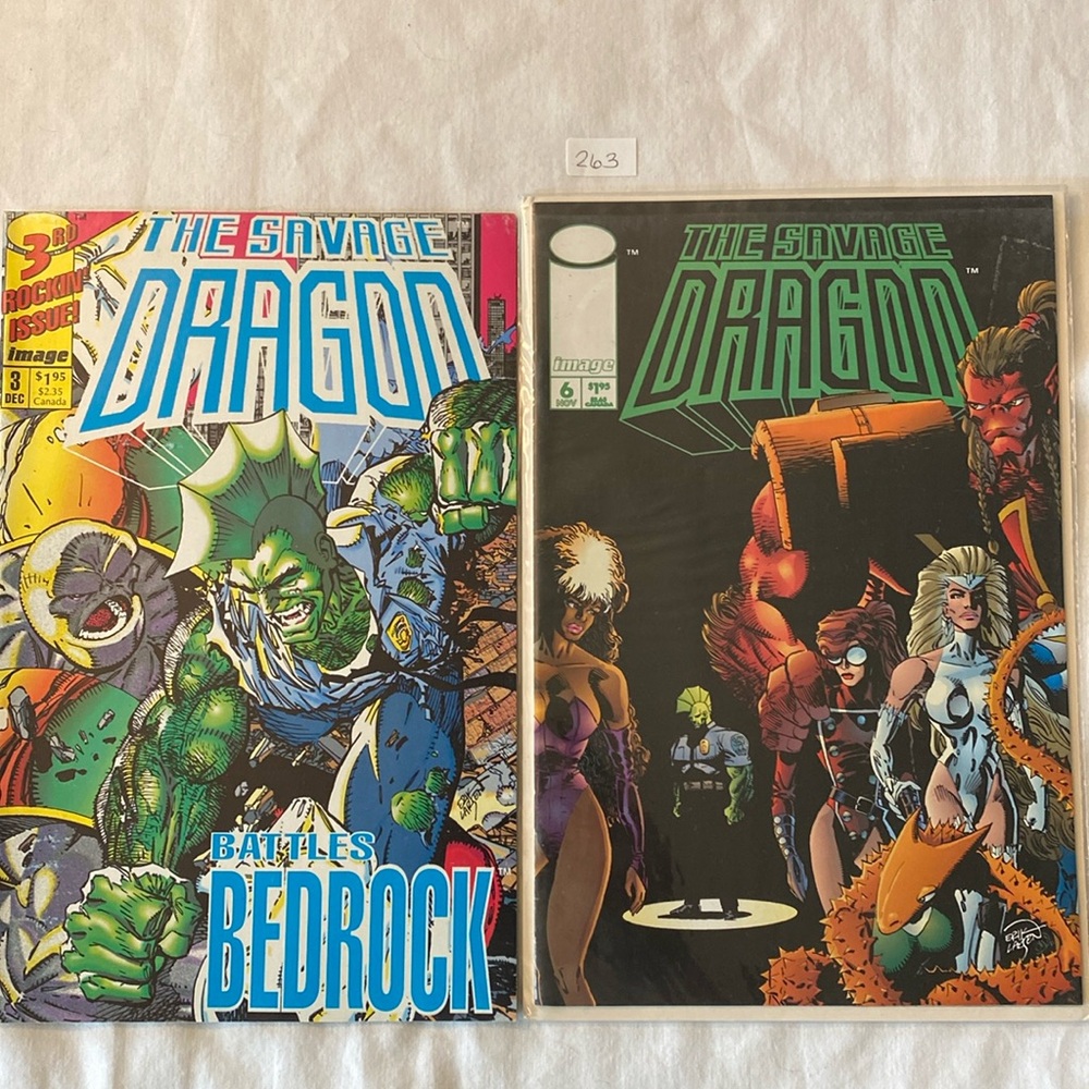 Savage Dragon #3 & #6 ~ Image Comics
